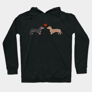 Sausage Dogs in Love Hoodie